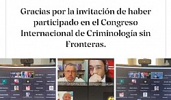Congreso internacional 2022 Criminología sin Fronteras